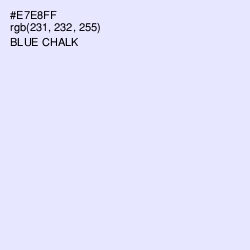 #E7E8FF - Blue Chalk Color Image